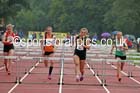 Womens and Girls hurdles at the Northern Inter-Counties under-17s and 15s at Witton Park, Blackburn. Photo: David T. Hewitson/Sports for All Pics